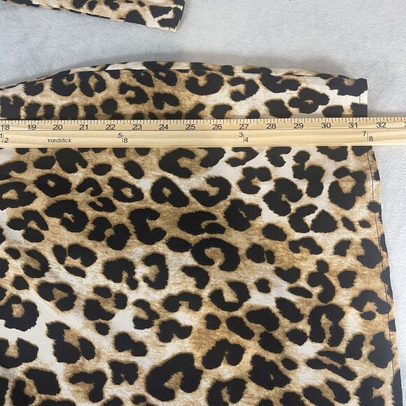 Lulu's Dress XS Wild Life Leopard Animal Print Long Sleeve Mini Party Homecoming - Picture 12 of 12